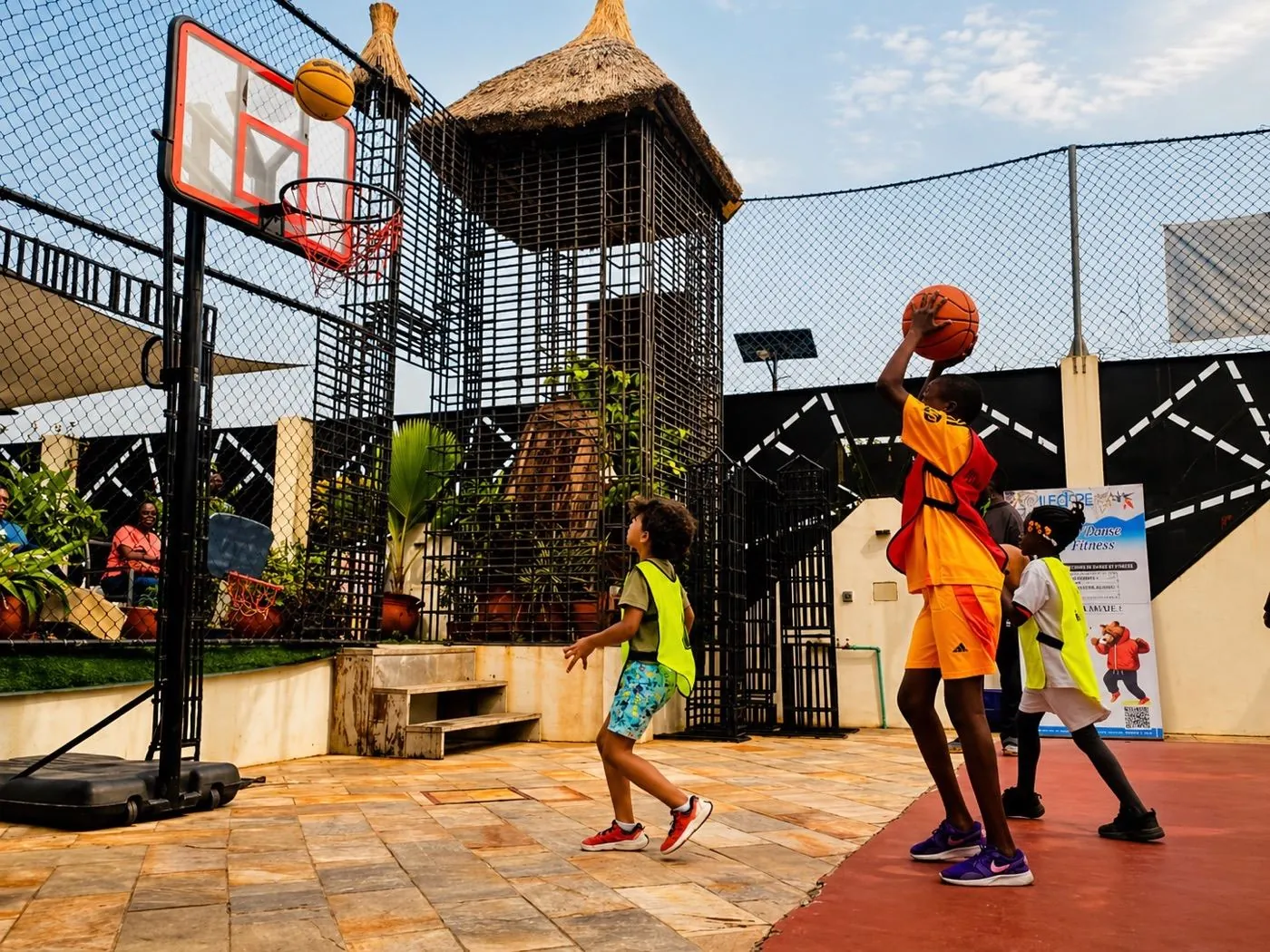 Activité basket à Ilé Ôkpè